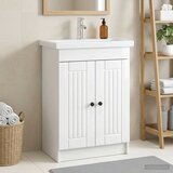 Ormarić ispod umivaonika Bijela visokog sjaja 56 x 37,5 x 81 cm | shoptok.hr