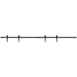 vidaXL Komplet drsnih vrat omarice 183 cm ogljikovo jeklo | Shoptok.si