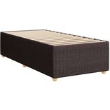 vidaXL Box spring postelja z vzmetnico temno rjava 90x200 cm blago | Shoptok.si