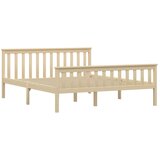 The Living Store Posteljni okvir naravne barve iz trdne borovine 160x200 cm - Posteljni Okvir, (21531457) | Shoptok.si
