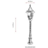 Opviq Vanjska lampa BSU-68186-BKR-M2-B, 105 cm, Podna, IP65, E27, 60W, Smeđa | Eponuda.ba