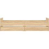  Okvir kreveta s ladicama boja hrasta 90x200 cm | shoptok.hr