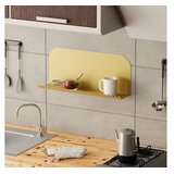 Hanah home Zidna polica Dugačka torbica, 55x23x12 cm, Zlatna boja | Eponuda.ba
