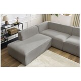 Bobochic Paris Svijetlo siva kutna garnitura od bouclé tkanine (s lijevim kutom/u obliku slova "U") Megeve – | shoptok.hr