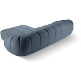 Micadoni Home Modra žametna kotna sedežna garnitura Diana – | Shoptok.si