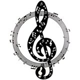Signes Grimalt Plakati, posterji Stenski Okrasek Z Violinskim Ključem Črna Cene