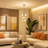  Brilagi - LED luster na sajli MILLA 6xG9/3W/230V crni hrom/zlatna | Eponuda.com