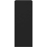 vidaXL Omarica za čevlje z 2 predaloma črna 80x42x108 cm | Shoptok.si