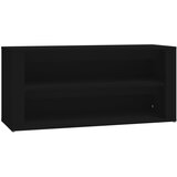 Maison Chic Regal za čevlje - Polica za čevlje Črna 100x35x45 cm inženirski les, (21778278) Cene