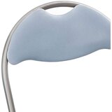  Zložljiva stolica 2 pcs Siva 48 x 43,5 x 81 cm Umjetno usnje, (5000296807) | Shoptok.si