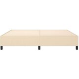  Box spring posteljni okvir krem 200x200 cm blago, (20736506) | Shoptok.si