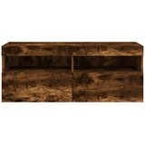  Zidni TV ormarić s LED svjetlima boja hrasta 100x30x40 cm | Eponuda.com