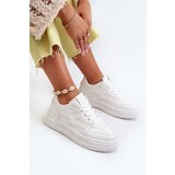 Boto Women's Platform Sneakers in White Faux Leather Lynnette | Shoptok.si