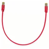 UTP kabel Cat.6A, 0.25m, rdeča, KEL-C6A-P-0025-RD