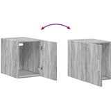 vidaXL Stenska omarica siva sonoma 30x42,5x40 cm inženirski les | Shoptok.si