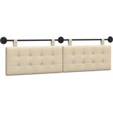 Držeće uzglavlje Zidne tkanina - Krema 160 cm bez LED | shoptok.hr