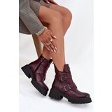 Zazoo Leather insulated women's boots with buckles and decorative detail | shoptok.hr