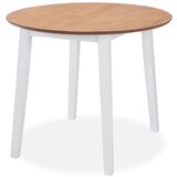 Furnova Jedilna garnitura 5 delna MDF in kavčukovec bela, (21955490) | Shoptok.si