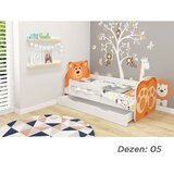 ACMA KREVET ZA DECU ANIMALS 160X80 CM SA DODATNOM FIOKOM WHITE VII 05 | Eponuda.com