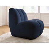 Bobochic Paris Temno moder fotelj iz tkanine bouclé Janissaire – | Shoptok.si