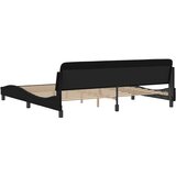  Okvir za krevet Dover crni 193 x 203 cm od umjetne kože | shoptok.hr