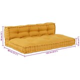  Jastučić za paletni kauč 2 pcs Žuta 120 x 80 x 38 cm Tkanina | shoptok.hr