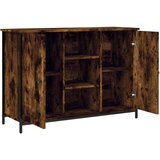  Komoda boja dimljenog hrasta 100 x 35 x 70 cm konstruirano drvo | shoptok.hr