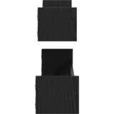  Polica na zidu Zidne 2 pcs Crni hrast 80 x 16 x 14 cm | shoptok.hr