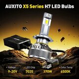 Auxito H7 LED sijalice X5 6500K 32000lm 170W CANBUS IP68 DD-X5-H7 | Eponuda.com