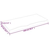 Stolna ploča 100x50x(2-6) cm od netretirane masivne hrastovine | shoptok.hr