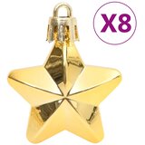  Set božićnih kuglica od 111 komada zlatni od polistirena | shoptok.hr