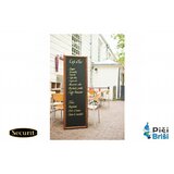 SECURIT Črna kredna tabla Universa Brown WBLDB100l 56 x 100 cm | Shoptok.si
