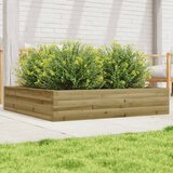 Maison Chic Vrtno cvetlično korito - Cvetlični Lonec 110x110x23 cm impregnirana borovina, (21789291) | Shoptok.si