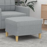 The Living Store Stolček za noge svetlo siv 60x50x41 cm blago - Stolček Za Noge, (21419775) | Shoptok.si
