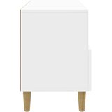 TV omarica Bela visok sijaj 102 x 34,5 x 50 cm Inženirski les, (5000238916) | Shoptok.si