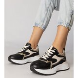 Gemre Black sports sneakers with woven insert Berlisa | shoptok.hr