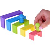 Drvena Montessori slagalica s geometrijskim oblicima, 28 dijelova | shoptok.hr