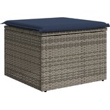  Vrtna stolica s jastukom Siva 55 x 55 x 37 cm poliratan | Eponuda.com