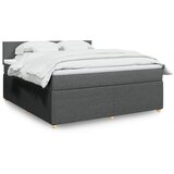 vidaXL Okvir kreveta s oprugama i madrac svjetlosivi 180x200cm tkanina | shoptok.hr
