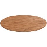  Okrugla stolna ploča smeđa Ø70x1,5 cm tretirana hrastovina | shoptok.hr