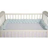 Baby Textil pletenica za krevetac od pliša Plava, 240cm Cene