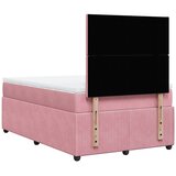  Krevet s oprugama i madracem ružičasti 120 x 190 cm baršunasti | shoptok.hr