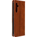 AVIZAR Ovitek denarnica za Samsung Galaxy A54 5G, Geo Collection - rjav, (20834019) | Shoptok.si