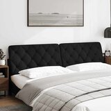  Jastuk za uzglavlje crni 200 cm od tkanine | shoptok.hr