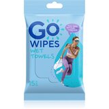 GOWipes Wet Towels osvježavajuće vlažne maramice 15 kom | shoptok.hr