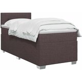  Boxspring krevet s madracem Tamno smeđa 80 x 200 cm Tkanina | shoptok.hr