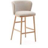 Kave Home Bež barski stol (višina sedeža 65 cm) Ciselia – | Shoptok.si