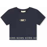 Michael Kors Otroška kratka majica mornarsko modra barva