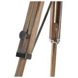  Galda pulkstenis DKD Home Decor 22 x 40 x 80 cm Prirodno Srebrna Aluminij Tronožac Drvo Manga tradicionalan | shoptok.hr