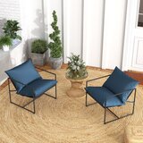  Komplet 2 ergonomske stolice za slobodno vrijeme u rustikalnom stilu, marokanski stil | shoptok.hr